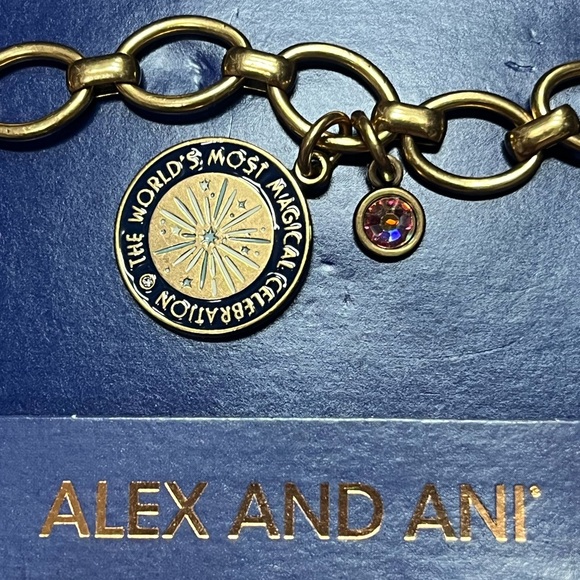 Disney Alex and Ani Bracelet - 50th Anniversary Chain Link - Picture 4 of 7